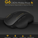 فأرة لاسلكية iMICE G6 2.4G مكتبية بـ 6 أزرار وألعاب