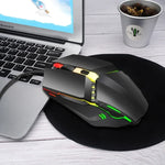 فأرة ألعاب سلكية HXSJ S200 USB2.0 بدقة 1600dpi قابلة للتعديل مع 4 أزرار مضيئة ملونة، الطول: 1.5م