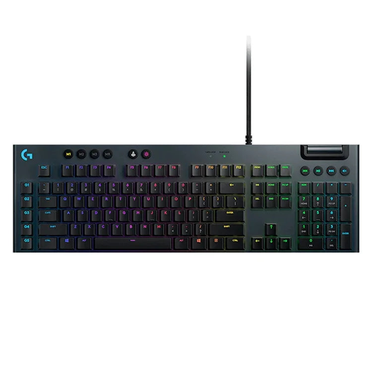 لوحة مفاتيح ألعاب ميكانيكية سلكية Logitech G813 RGB (GL-Linear)، الطول: 1.8م، G813