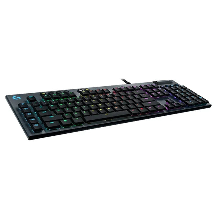 لوحة مفاتيح ألعاب ميكانيكية سلكية Logitech G813 RGB (GL-Linear)، الطول: 1.8م، G813