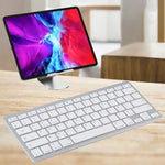 لوحة مفاتيح بلوتوث لاسلكية فائقة النحافة WB-8022 لأجهزة iPad، سامسونج، هواوي، شاومي، أجهزة لوحية أو هواتف ذكية، مفاتيح فرنسية، مفاتيح فرنسية