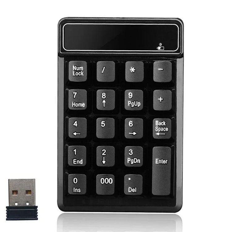 لوحة مفاتيح رقمية لاسلكية 2.4G MC Saite 525RF بـ 19 مفتاح