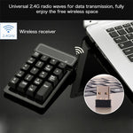 لوحة مفاتيح رقمية لاسلكية 2.4G MC Saite 525RF بـ 19 مفتاح