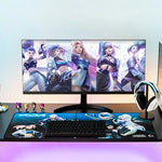 لوحة ماوس وسادة طاولة ألعاب Logitech G840 KDA، الحجم: 900x400x3مم