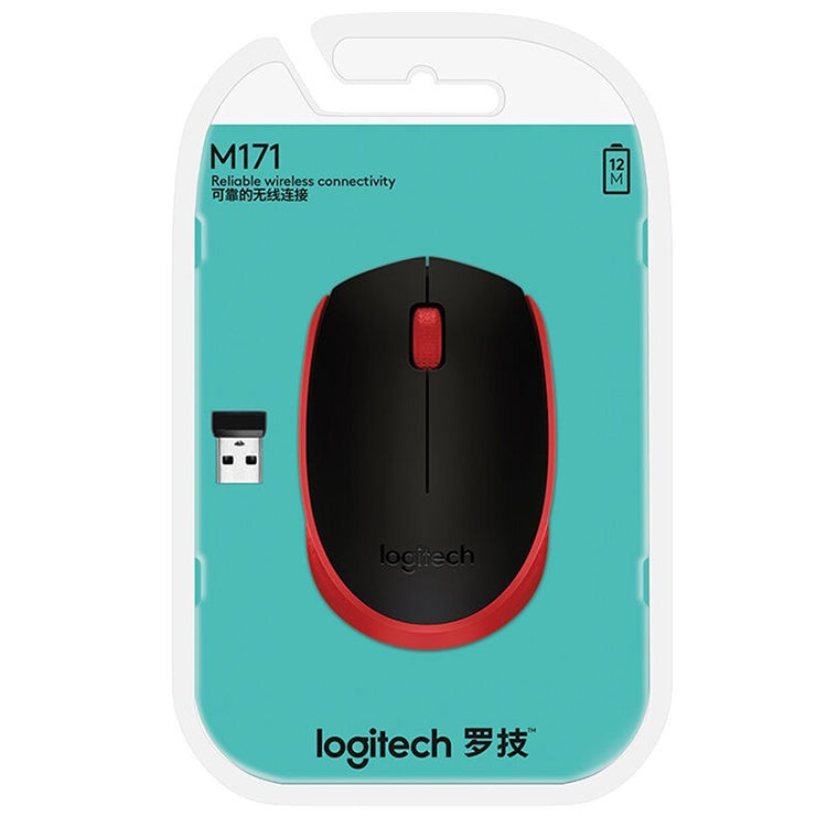 فأرة لاسلكية USB بدقة 1000DPI مع مستقبل 2.4G من لوجيتك M171