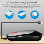 فأرة صغيرة قابلة للشحن لاسلكية 2.4G للكمبيوتر المحمول بدقة 1000dpi، ZGB 360