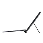 غطاء جلد للوحة مفاتيح بلوتوث بإضاءة خلفية ملونة مع فتحة قلم لجهاز Microsoft Surface Pro 8 اللوحي، لجهاز Microsoft Surface Pro 8