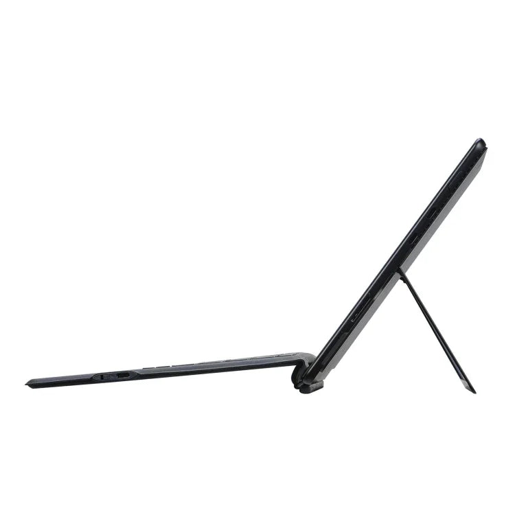 غطاء جلد للوحة مفاتيح بلوتوث بإضاءة خلفية ملونة مع فتحة قلم لجهاز Microsoft Surface Pro 8 اللوحي، لجهاز Microsoft Surface Pro 8