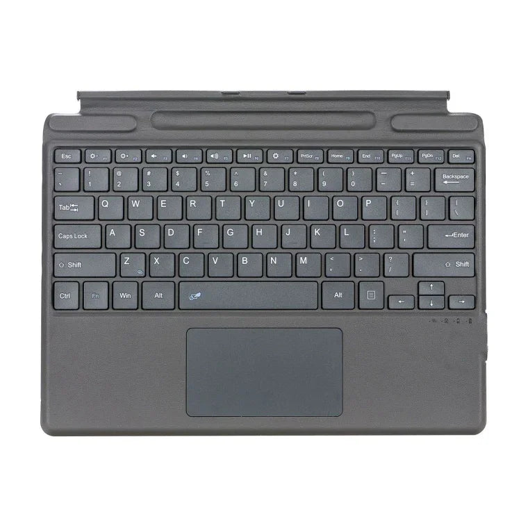 غطاء جلد بلوحة مفاتيح بلوتوث لجهاز Microsoft Surface Pro 8 / Pro X مع فتحة للقلم، لجهاز Microsoft Surface Pro 8 / Pro X