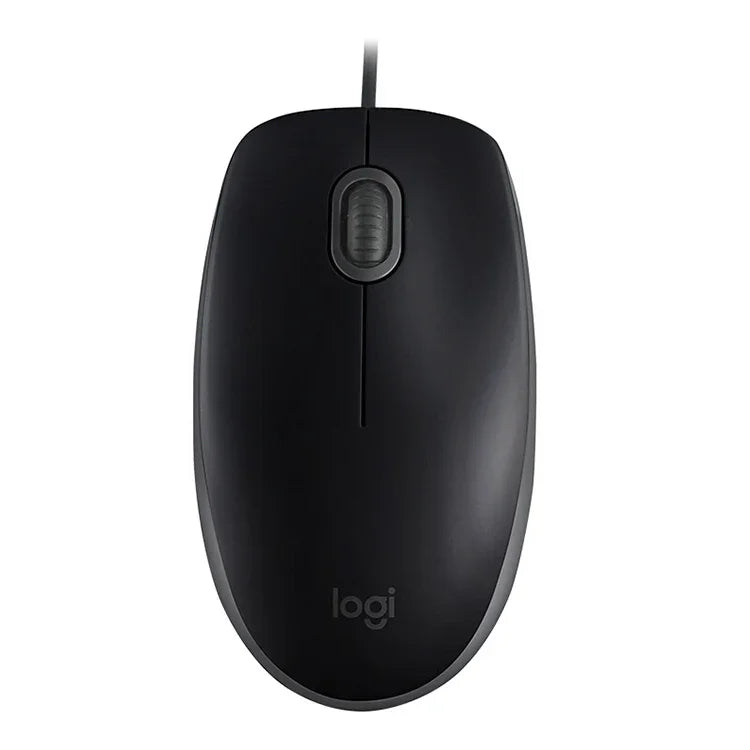 فأرة سلكية صامتة لوجيتك M110 بدقة 1000 DPI ومنفذ USB