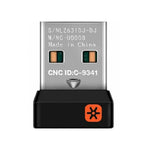 مستقبل لاسلكي USB من لوجيتك لفأرة ولوحة مفاتيح لاسلكية