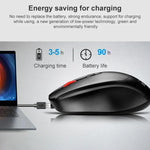 فأرة صغيرة قابلة للشحن لاسلكية 2.4G من ZGB 361 بدقة 1600 DPI