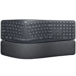 لوحة مفاتيح لاسلكية بلوتوث Logitech ERGO K860 2.4G بنمط مزدوج مريح ومقسّم