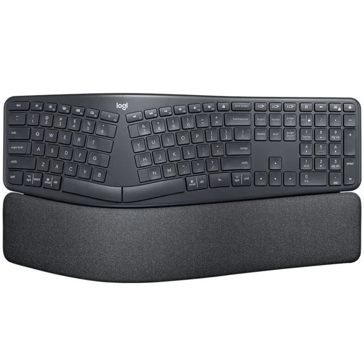 لوحة مفاتيح لاسلكية بلوتوث Logitech ERGO K860 2.4G بنمط مزدوج مريح ومقسّم