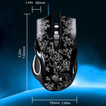 فأرة ألعاب إلكترونية بصرية سلكية USB ZGB 169 بدقة 2400 DPI مع إضاءة خلفية LED قابلة للتعديل بأربع سرعات ووزن معاكس، الطول: 1.45 م، 169 أسود، 169 أبيض