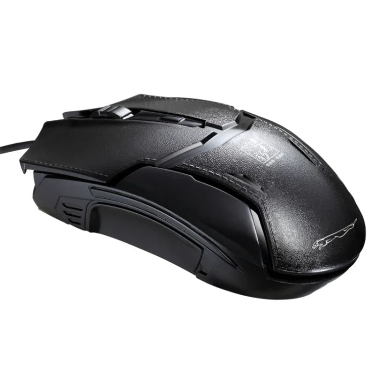 فأرة ألعاب بصرية سلكية USB Chasing Leopard 179 بدقة 1600 DPI مع إضاءة قابلة للتعديل بثلاث سرعات، الطول: 1.3 م، 179