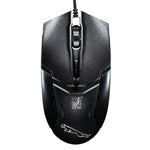فأرة ألعاب بصرية سلكية USB Chasing Leopard 179 بدقة 1600 DPI مع إضاءة قابلة للتعديل بثلاث سرعات، الطول: 1.3 م، 179
