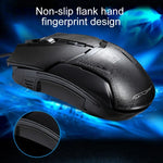 فأرة ألعاب بصرية سلكية USB Chasing Leopard 179 بدقة 1600 DPI مع إضاءة قابلة للتعديل بثلاث سرعات، الطول: 1.3 م، 179