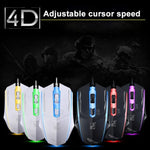 فأرة ألعاب بصرية سلكية USB Chasing Leopard 199 بدقة 1600 DPI مع إضاءة خلفية LED قابلة للتعديل بثلاث سرعات، الطول: 1.3 م، 199 أسود، 199