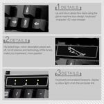 مجموعة لوحة مفاتيح مكتبية للألعاب مكتوبة سلكية USB Chasing Leopard Q17 بعدد 104 مفتاح + فأرة متماثلة سلكية، طول كابل لوحة المفاتيح: 1.4 م، طول كابل الفأرة: 1.3 م، Q17 أسود، Q17 أبيض
