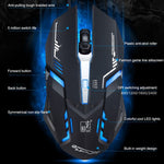 فأرة ألعاب بصرية سلكية USB Chasing Leopard V17 بدقة 2400 DPI مع نمط خطي قابل للتعديل بأربع سرعات وإضاءة LED تنفسية، الطول: 1.45 م، V17، V17 أسود نفاث