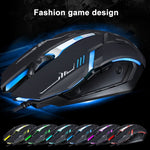 فأرة ألعاب بصرية سلكية USB Chasing Leopard V17 بدقة 2400 DPI مع نمط خطي قابل للتعديل بأربع سرعات وإضاءة LED تنفسية، الطول: 1.45 م، V17، V17 أسود نفاث
