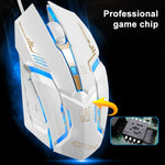 فأرة ألعاب بصرية سلكية USB Chasing Leopard V17 بدقة 2400 DPI مع نمط خطي قابل للتعديل بأربع سرعات وإضاءة LED تنفسية، الطول: 1.45 م، V17، V17 أسود نفاث