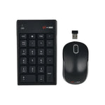 مجموعة فأرة لاسلكية 2.4 جيجاهرتز + لوحة مفاتيح رقمية بعدد 22 مفتاح MC Saite MC-61CB مع مستقبل USB لأجهزة الكمبيوتر واللابتوب
