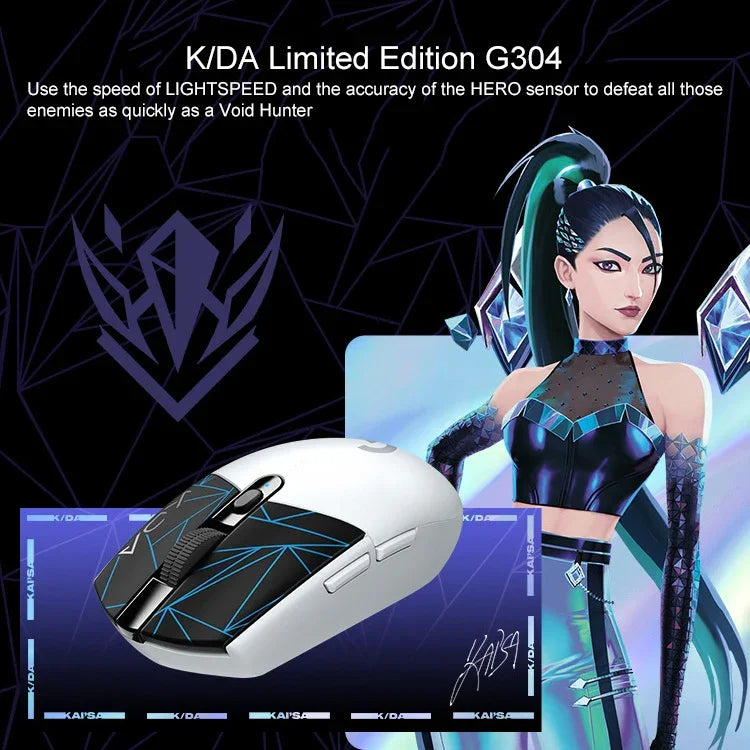 Logitech K/DA G304 LIGHTSPEED Wireless Gaming Mouse