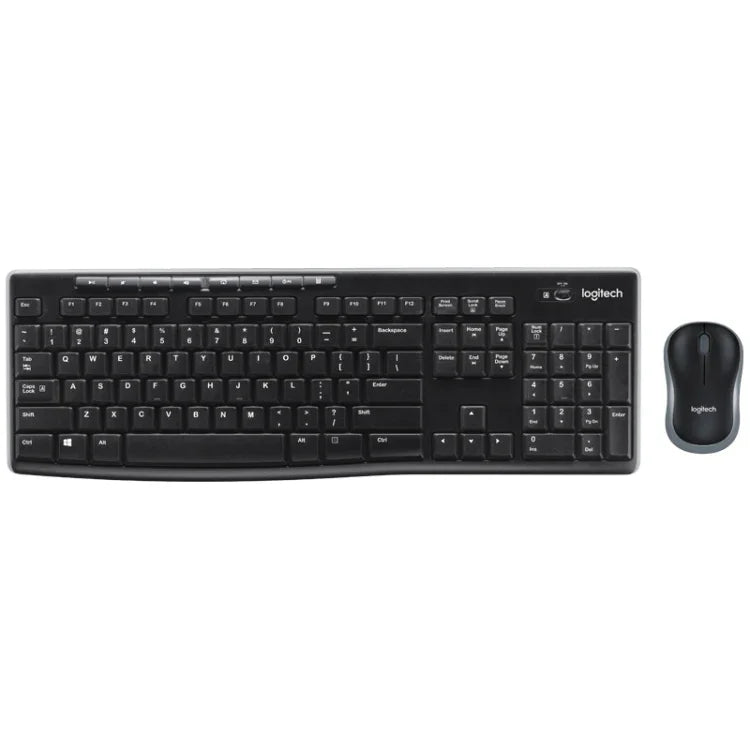 مجموعة لوحة مفاتيح وماوس لاسلكية Logitech MK270 بتردد 2.4 جيجاهرتز