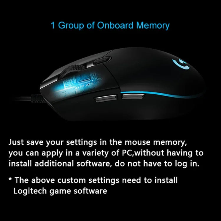 ماوس ألعاب بصري سلكي Logitech G102 مع 6 أزرار، إضاءة RGB، دقة 6000 DPI، قابل للتعديل بخمس سرعات، طول السلك: 2 متر، G102، G102 (أبيض)