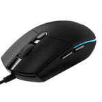 ماوس ألعاب بصري سلكي Logitech G102 مع 6 أزرار، إضاءة RGB، دقة 6000 DPI، قابل للتعديل بخمس سرعات، طول السلك: 2 متر، G102، G102 (أبيض)