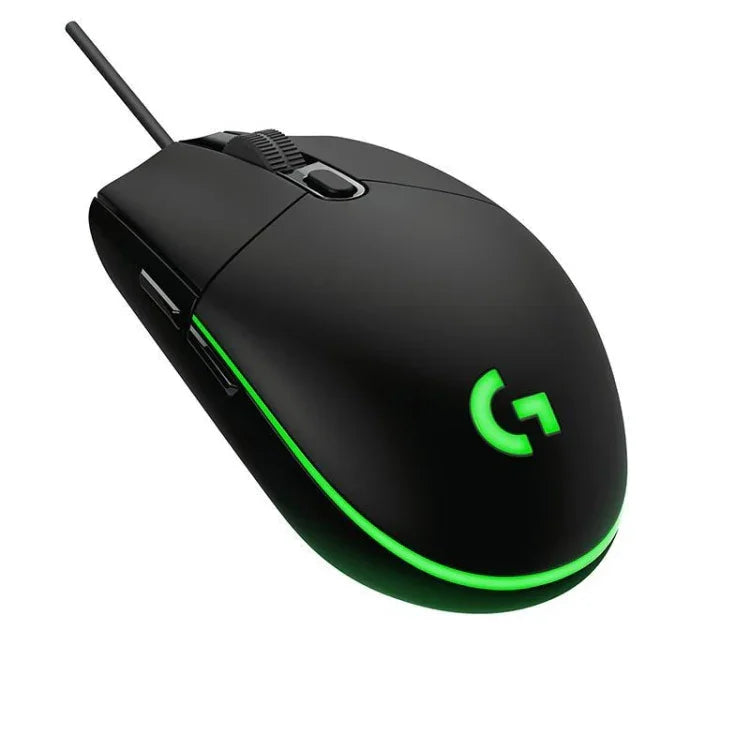 ماوس ألعاب بصري سلكي Logitech G102 مع 6 أزرار، إضاءة RGB، دقة 6000 DPI، قابل للتعديل بخمس سرعات، طول السلك: 2 متر، G102، G102 (أبيض)