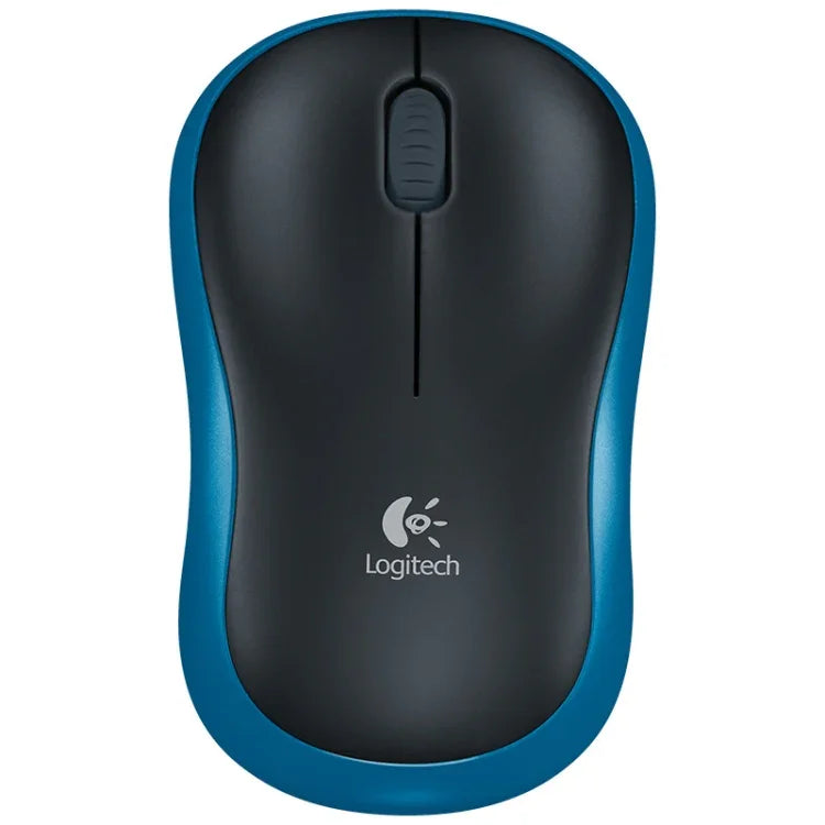 ماوس بصري لاسلكي Logitech M185 بتردد 2.4 جيجاهرتز مع 3 أزرار ودقة 1000 DPI، مدى لاسلكي: 10 متر