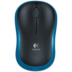 ماوس بصري لاسلكي Logitech M185 بتردد 2.4 جيجاهرتز مع 3 أزرار ودقة 1000 DPI، مدى لاسلكي: 10 متر