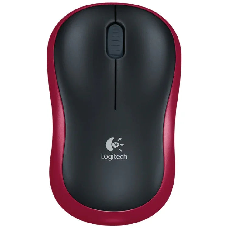 ماوس بصري لاسلكي Logitech M185 بتردد 2.4 جيجاهرتز مع 3 أزرار ودقة 1000 DPI، مدى لاسلكي: 10 متر