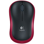 ماوس بصري لاسلكي Logitech M185 بتردد 2.4 جيجاهرتز مع 3 أزرار ودقة 1000 DPI، مدى لاسلكي: 10 متر