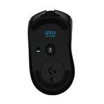 ماوس ألعاب بصري لاسلكي من لوجيتك G703 LIGHTSPEED بدقة 16000 DPI مع 6 أزرار قابلة للبرمجة ومستشعر HERO 16K وإضاءة خلفية RGB