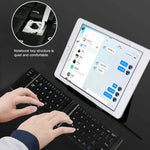 لوحة مفاتيح بلوتوث قابلة للطي قابلة للشحن USB K018 مع 67 مفتاحًا