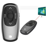 Doosl DSIT011 جهاز تحكم عن بعد صغير قابل لإعادة الشحن بتردد 2.4 جيجاهرتز لعرض باوربوينت، مسافة التحكم: 100م (أسود)