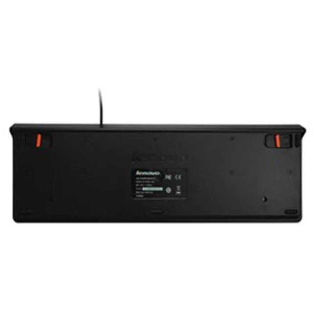 لوحة مفاتيح سلكية مكتبية بسيطة فائقة النحافة من لينوفو K5819، K5819 (أسود)