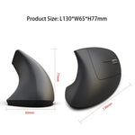 فأرة رأسية بصرية لاسلكية HXSJ T29 بلوتوث 3.0 بستة أزرار، دقة 2400 DPI، تصميم مريح قابل للتعديل، اللون رمادي