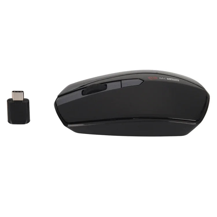 ماوس بصري لاسلكي قابل للتعديل بثلاث سرعات بدقة 1600 DPI مع 4 أزرار من MCSaite MC-369AG USB-C / Type-C