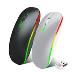 ماوس لاسلكي صامت ملون 4 أزرار 2.4G من HXSJ M40