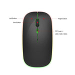 ماوس لاسلكي صامت ملون 4 أزرار 2.4G من HXSJ M40
