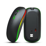 ماوس لاسلكي صامت ملون 4 أزرار 2.4G من HXSJ M40