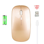 ماوس بصري لاسلكي صامت قابل للتعديل بثلاث سرعات بدقة 1600 DPI 2.4GHz من HXSJ M80، ذهبي، ذهبي وردي، فضي، أبيض، أسود، رمادي