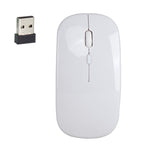 ماوس بصري لاسلكي صامت قابل للتعديل بثلاث سرعات بدقة 1600 DPI 2.4GHz من HXSJ M80، ذهبي، ذهبي وردي، فضي، أبيض، أسود، رمادي