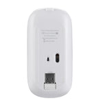 ماوس بصري لاسلكي صامت قابل للتعديل بثلاث سرعات بدقة 1600 DPI 2.4GHz من HXSJ M80، ذهبي، ذهبي وردي، فضي، أبيض، أسود، رمادي