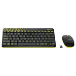 مجموعة لوحة مفاتيح وفأرة لاسلكية Logitech MK240 Nano